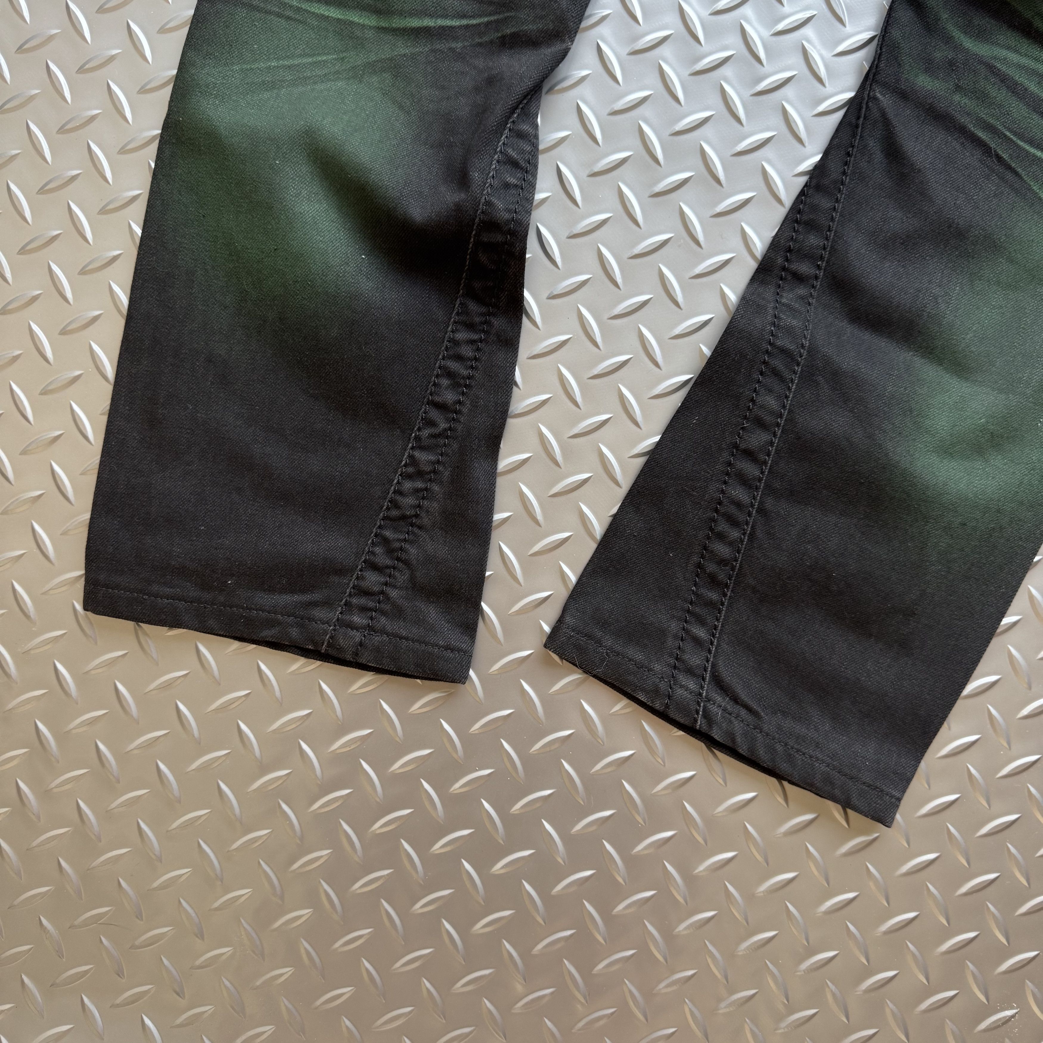 semanticdesign Semantic Design Archive Green Fade Denim Jeans Size US 32 / EU 48 - 9 Thumbnail