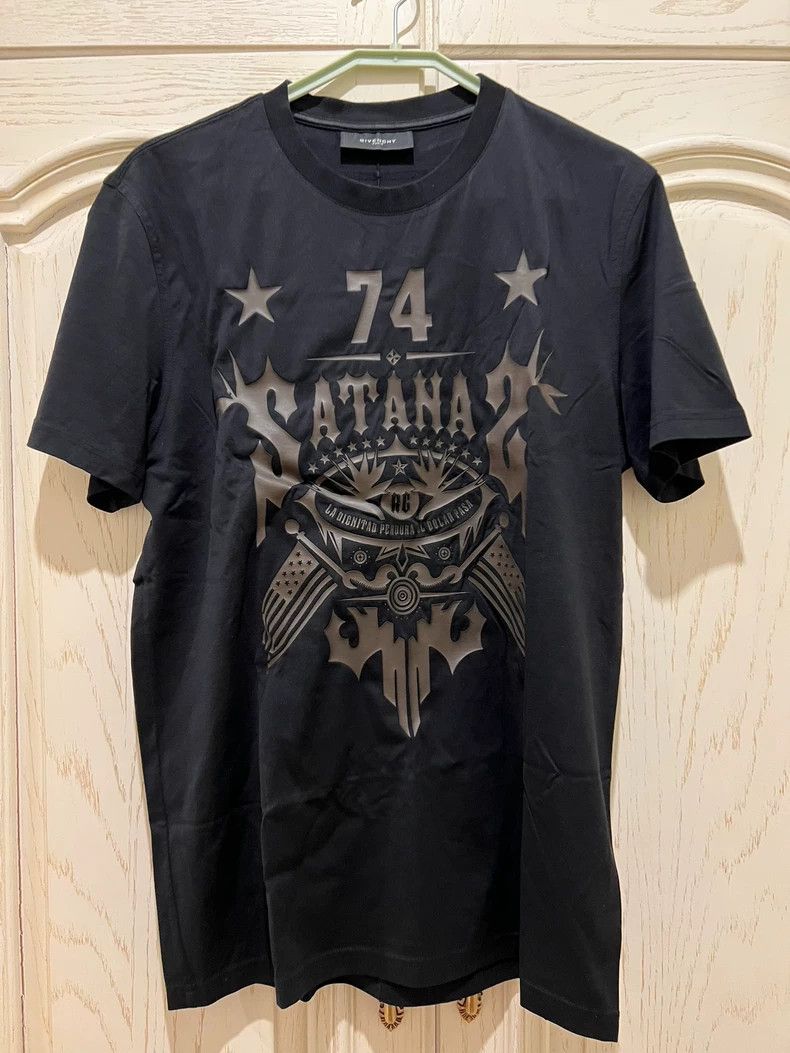 Givenchy Givenchy T-Shirt Tee Black Print M Size Size US M / EU 48-50 / 2 - 1 Thumbnail