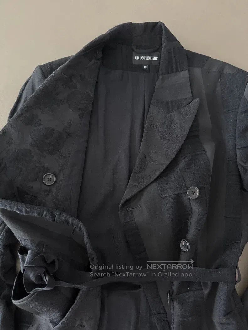 Ann Demeulemeester Ann Demeulemeester Black Wool Blazer. Size US M / EU 48-50 / 2 - 6 Thumbnail