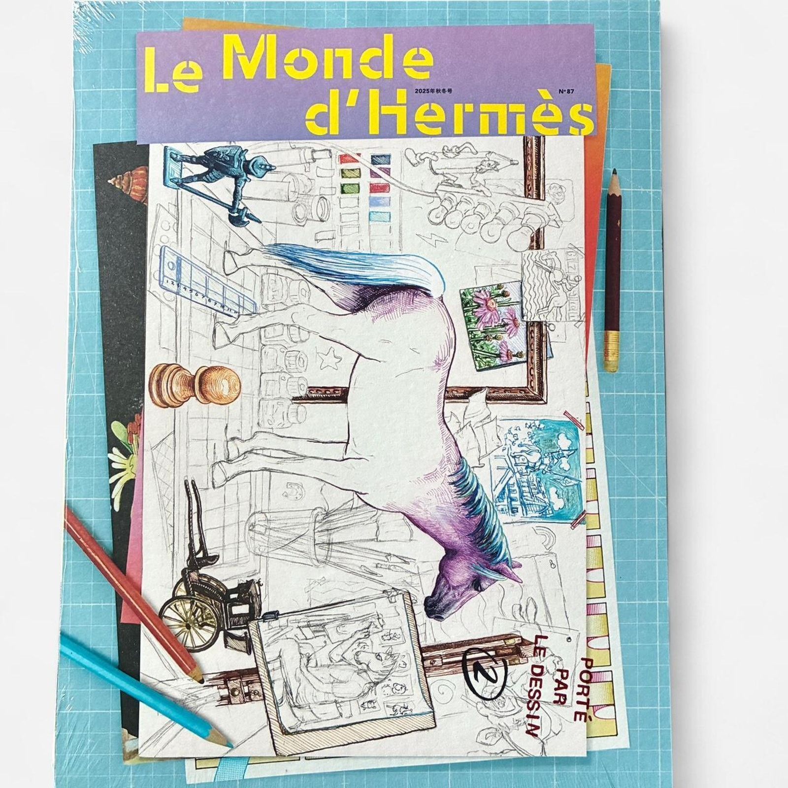 Hermes × Maison Margiela Hermès Le Monde 2025 biannual magazine d'Hermès collection Size ONE SIZE - 1 Thumbnail