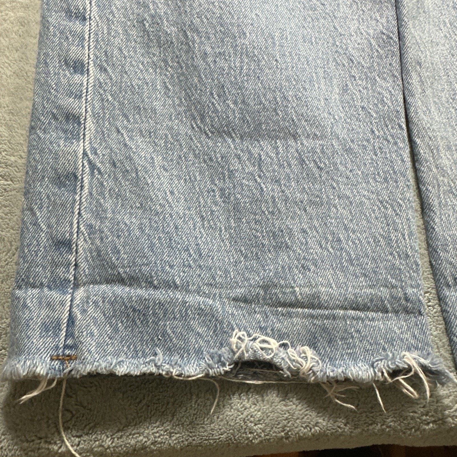 Abercrombie & Fitch Y2k 2000s Abercrombie Fitch Straight Baggy Jeans Ws 31 Size 35" - 7 Thumbnail