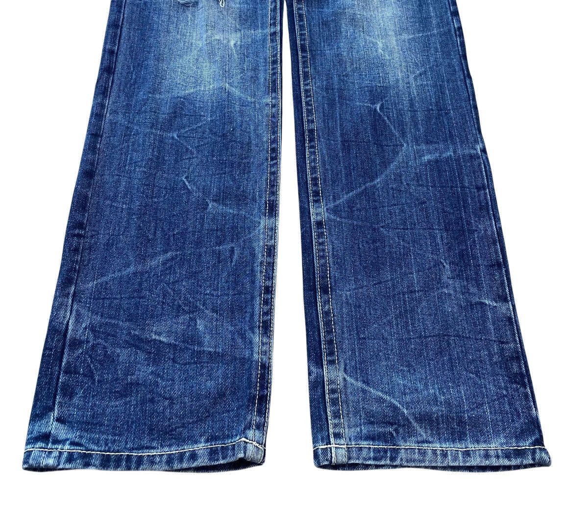 Japanese Brand Japanese Brand Light Blue Ripped Style Straight Leg Jean Size US 32 / EU 48 - 5 Thumbnail