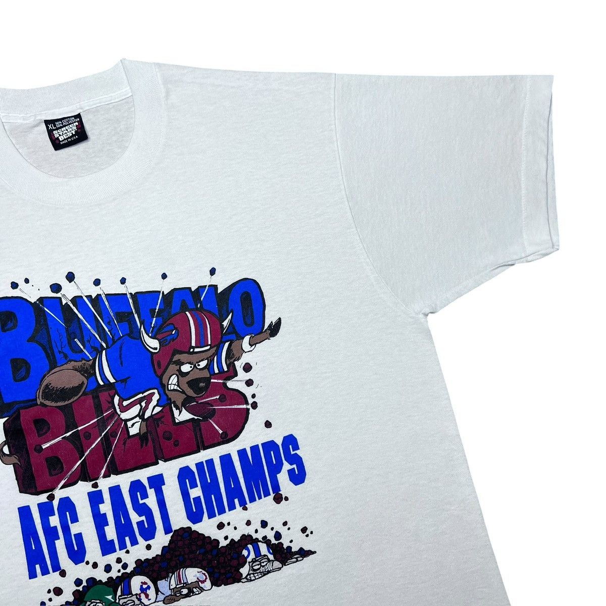 NFL Vintage 1990 NFL Buffalo Bills AFC East Champions T-Shirt Size US XL / EU 56 / 4 - 8 Thumbnail
