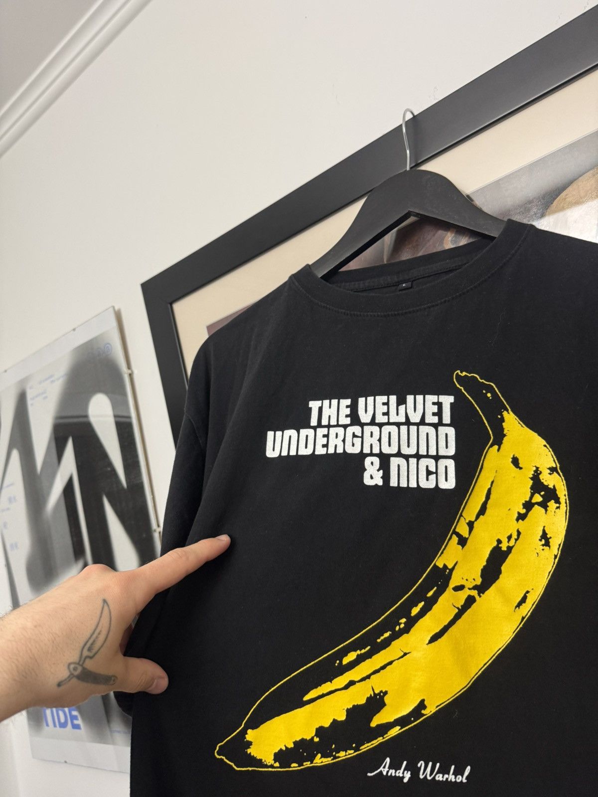 Vintage Vintage Velvet Underground (Andy Warhol) Band Tee Art Banana Size US L / EU 52-54 / 3 - 2 Thumbnail