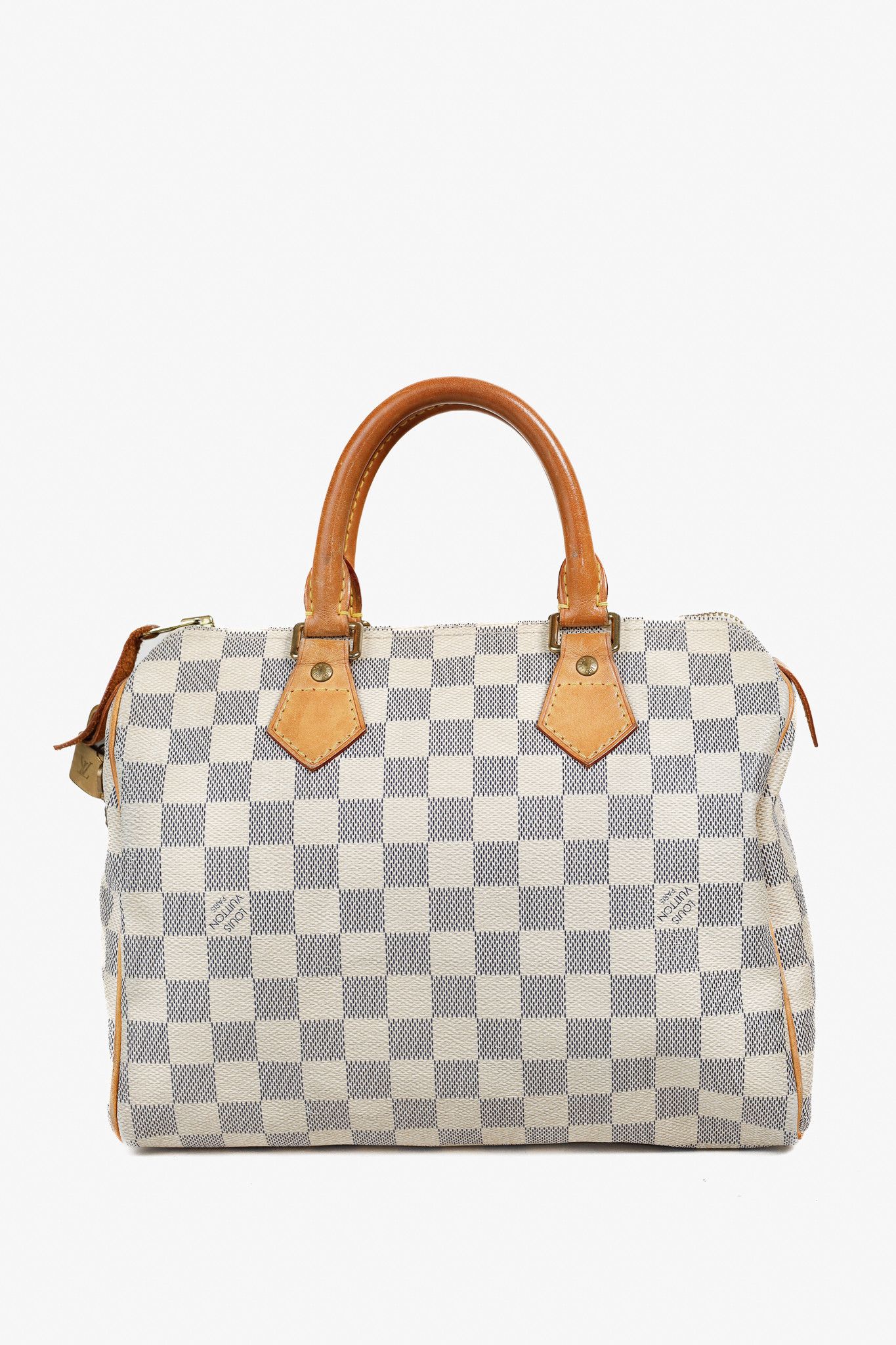 Louis Vuitton Louis Vuitton Vintage Speedy 25 Damier Azur Bag Size ONE SIZE - 4 Thumbnail