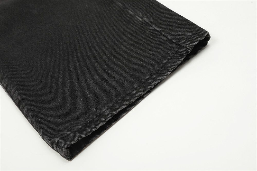 Vintage Men's street fashion washed distressed straight loose jeans Size US 32 / EU 48 - 6 Thumbnail
