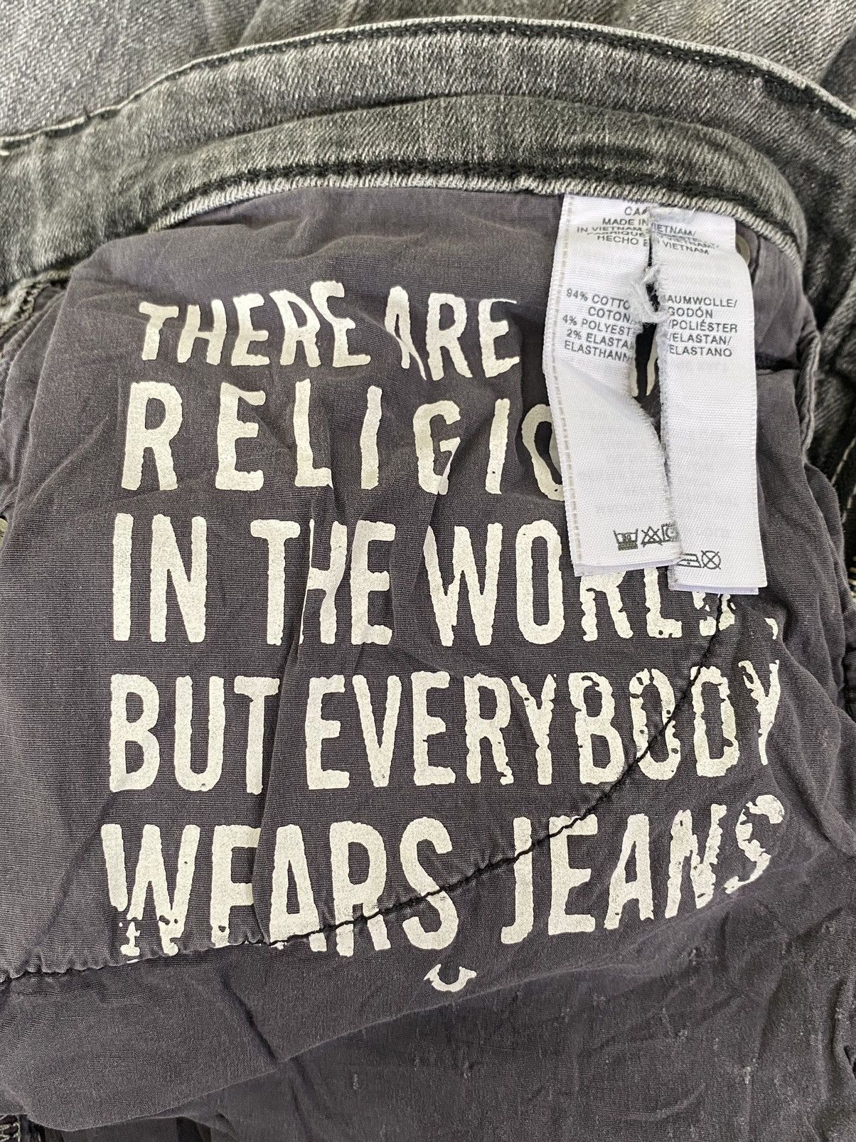 True Religion True Religion Riding Jeans W38” Size US 38 / EU 54 - 12 Thumbnail
