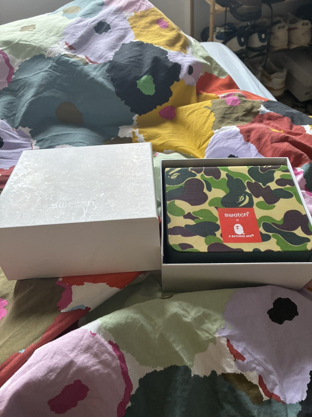 Bape Bape x Swatch BIG BOLD Global World Size ONE SIZE - 2 Thumbnail