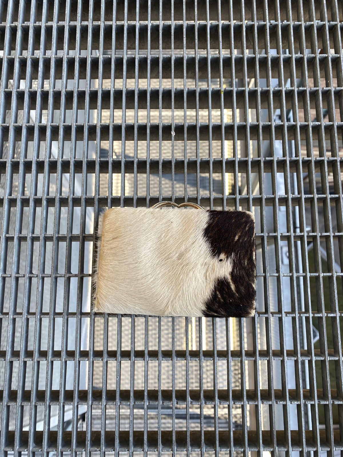 Vintage Avant-garde Cow Hair Leather Wallet Size ONE SIZE - 1 Thumbnail