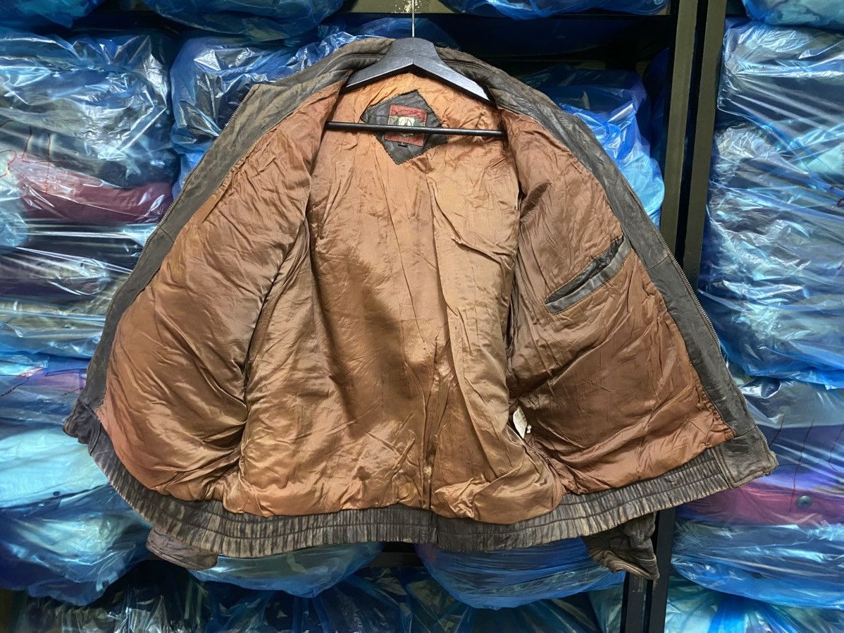 Other Vintage J.C. Corporation Multi-Pocket Leather Bomber Jacket Size US M / EU 48-50 / 2 - 6 Thumbnail