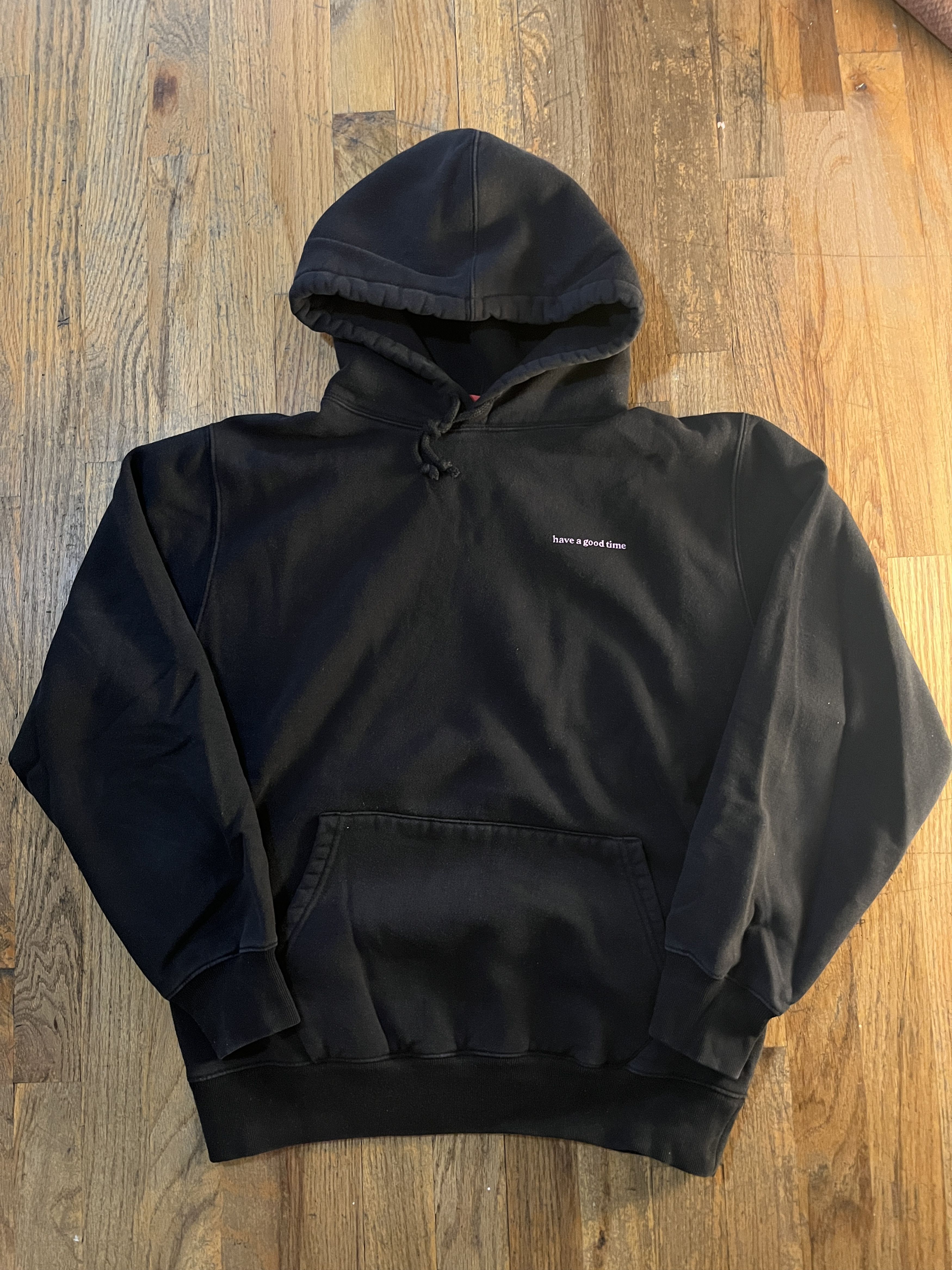 Have A Good Time Black OG Logo Hoodie Size US M / EU 48-50 / 2 - 2 Thumbnail