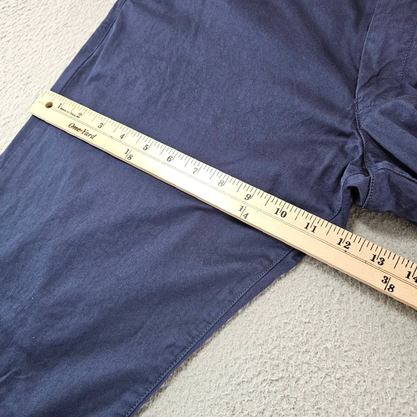 UNTUCKit Untuckit Pants Mens 34x32 Navy Chino Relaxed Fit Twill Cotton Stretch Casual Shirt? Size US 34 / EU 50 - 5 Thumbnail