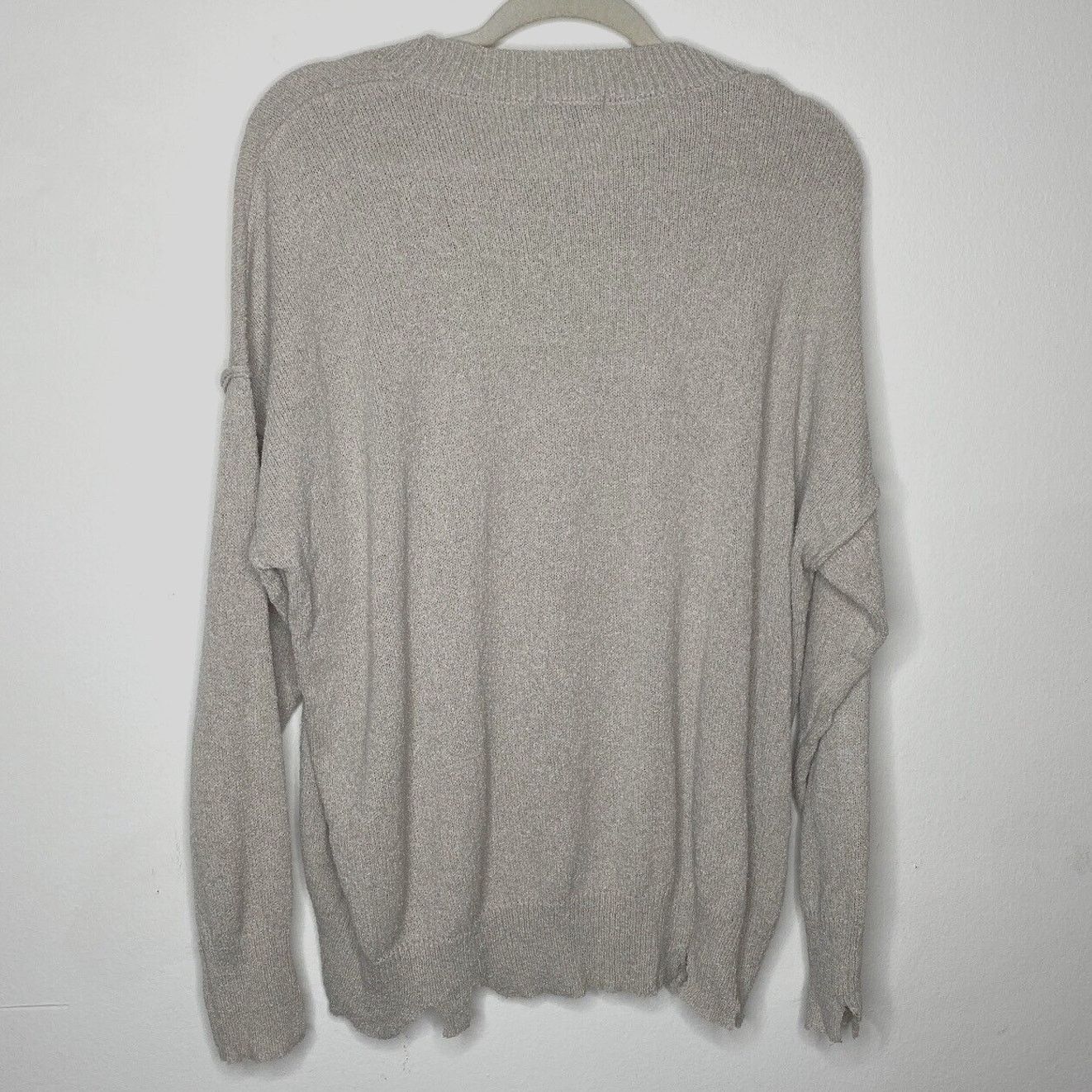 Other William B Taupe Bonjour Embroidered Distressed Sweater S Size S / US 4 / IT 40 - 3 Thumbnail