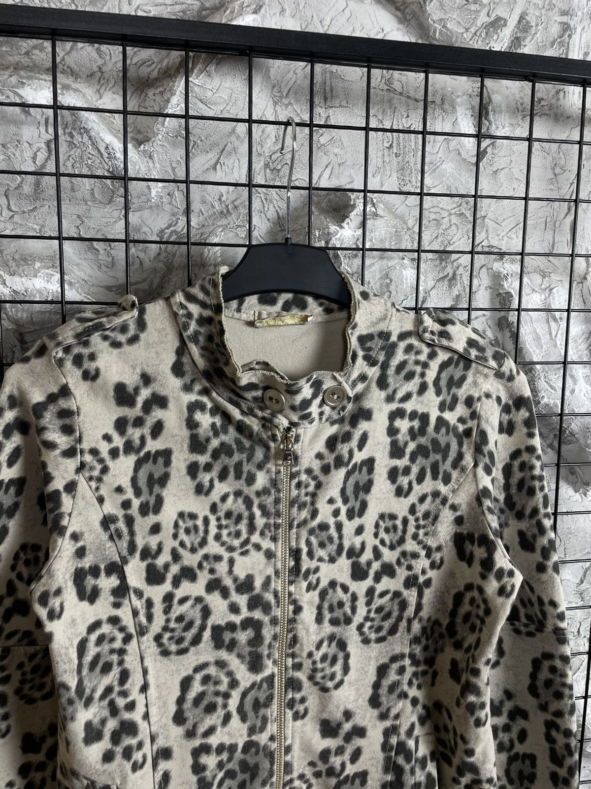 If Six Was Nine Y2K Vintage Leopard Jacket Roberto Cavalli LGB Japanese Vibe Size US S / EU 44-46 / 1 - 3 Thumbnail