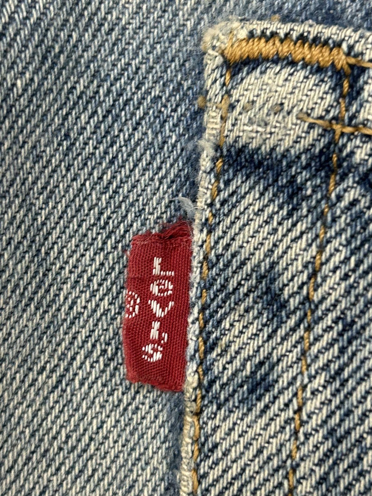 Levi's Vintage Levis 517 Boot Cut Jeans Stonewashed Size US 35 - 13 Thumbnail