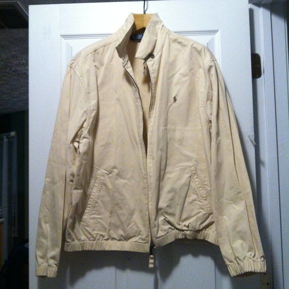 Polo Ralph Lauren POLO RALPH LAUREN MEN'S BEIGE 100%COTTON JACKET SIZE: XL Size US XL / EU 56 / 4 - 2 Thumbnail