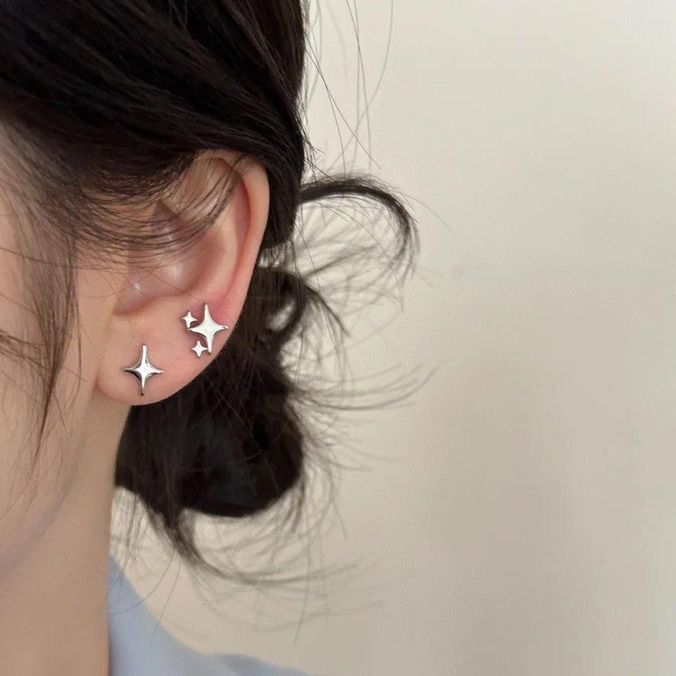 Jewelry Star Stud Earrings Size ONE SIZE - 3 Thumbnail