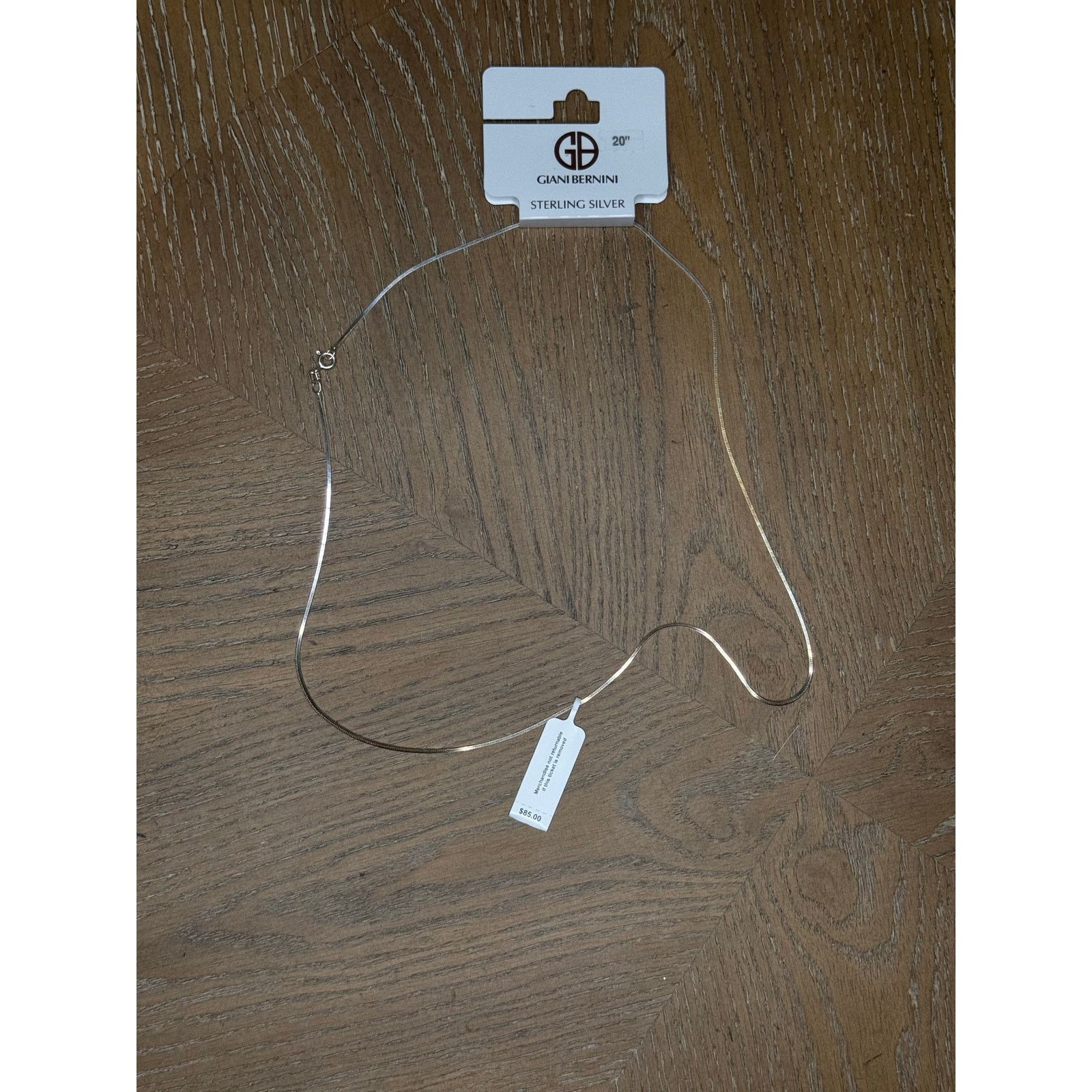 Giani Bernini Giani Bernini Sterling Silver Snake Chain Necklace 20” Size ONE SIZE - 1 Thumbnail