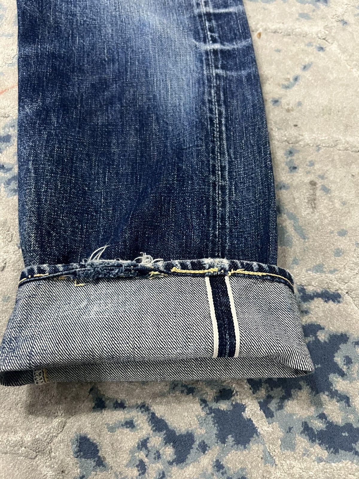 Full Count & Co. Vintage Full Count & Co Selvedge Full Print Denim Size US 30 / EU 46 - 5 Thumbnail