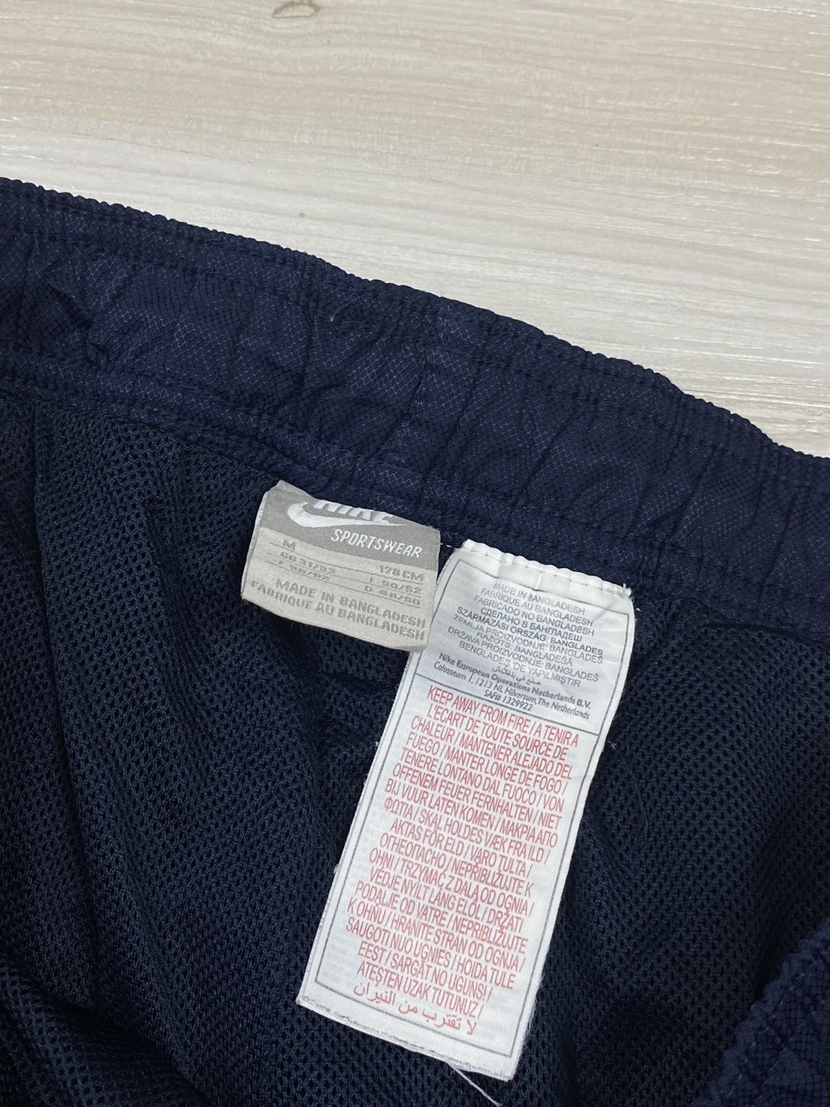 Nike × Vintage Nike Air swoosh Nylon Track Pants Drill Vintage Size US 32 / EU 48 - 11 Thumbnail