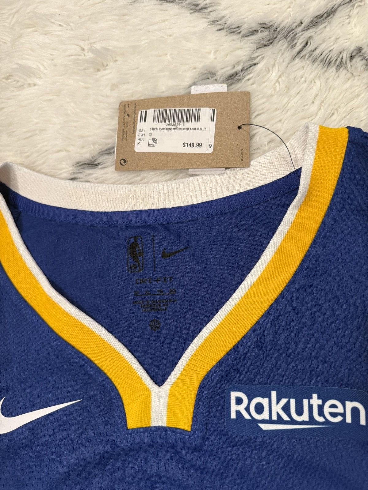 Nike Nike Golden State Warriors Gary Payton II Auto Jersey Sz XL Size US XL / EU 56 / 4 - 3 Thumbnail
