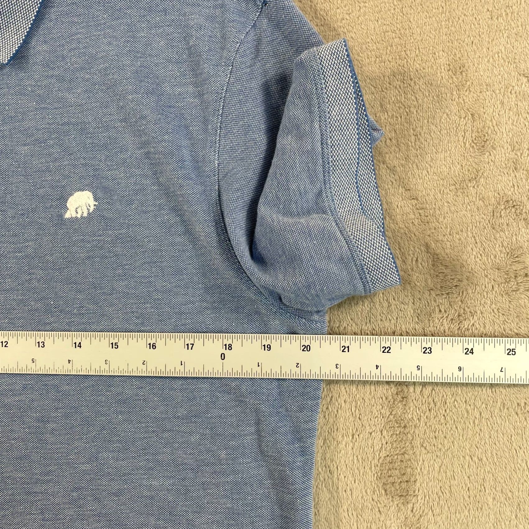 Banana Republic Banana Republic Polo Shirt Men L Blue Birdseye Organic NWOT Pique Casual Classic Fit Short Sleeve Shirt Mens Size US L / EU 52-54 / 3 - 5 Thumbnail