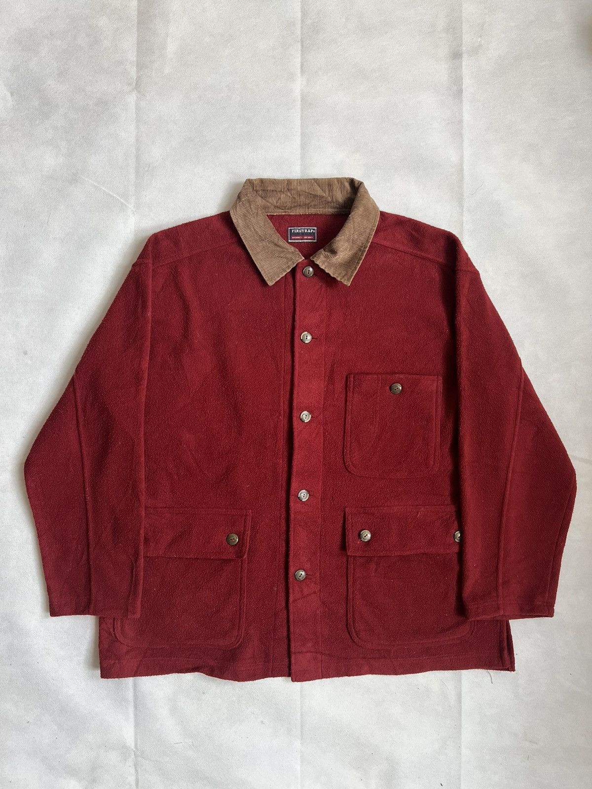 Japanese Brand Firetrap Wool Japanese Brand Chore Jacket Size US XL / EU 56 / 4 - 1 Thumbnail