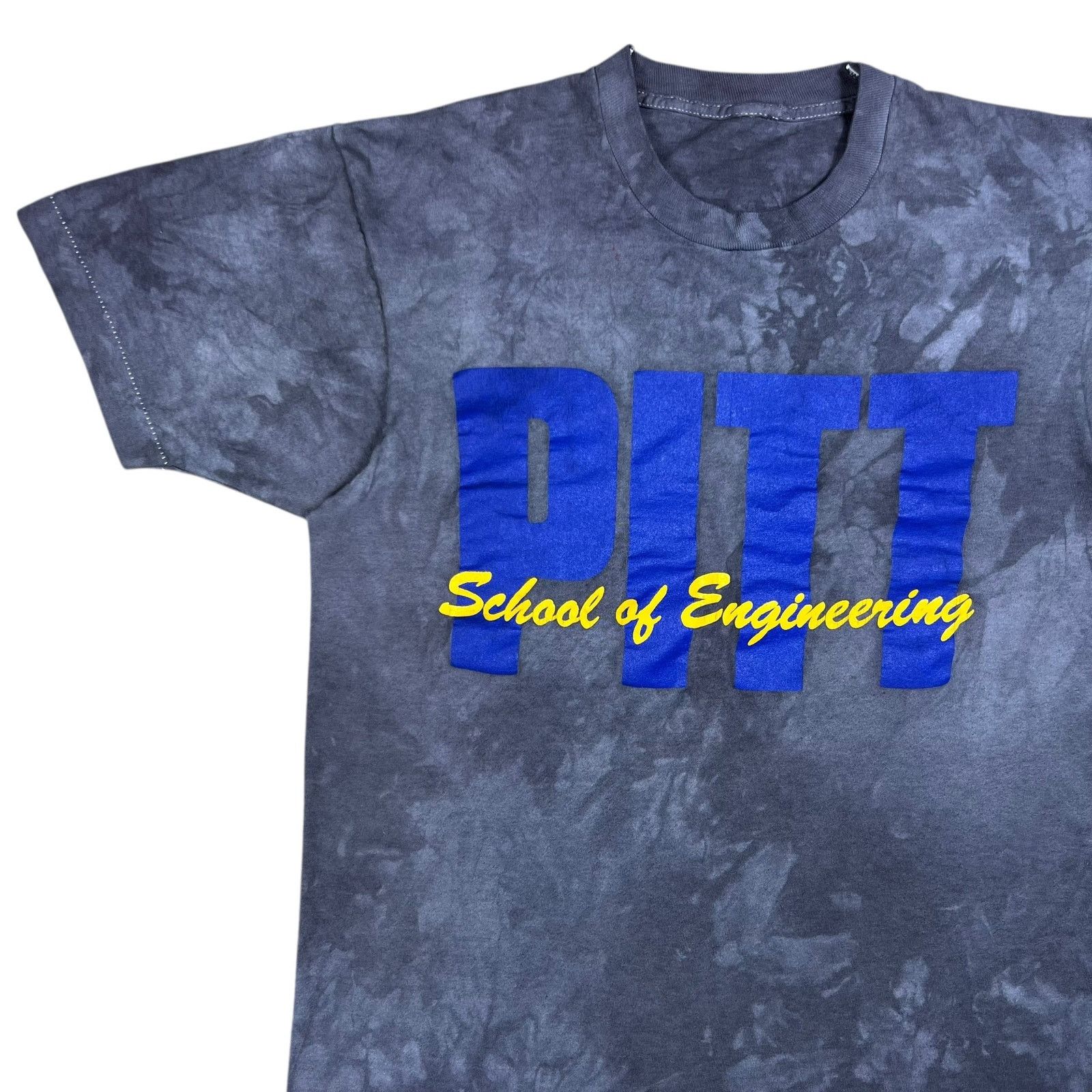 Vintage 90s Pitt Engineering University of Pittsburgh over dye tee Size US M / EU 48-50 / 2 - 4 Thumbnail