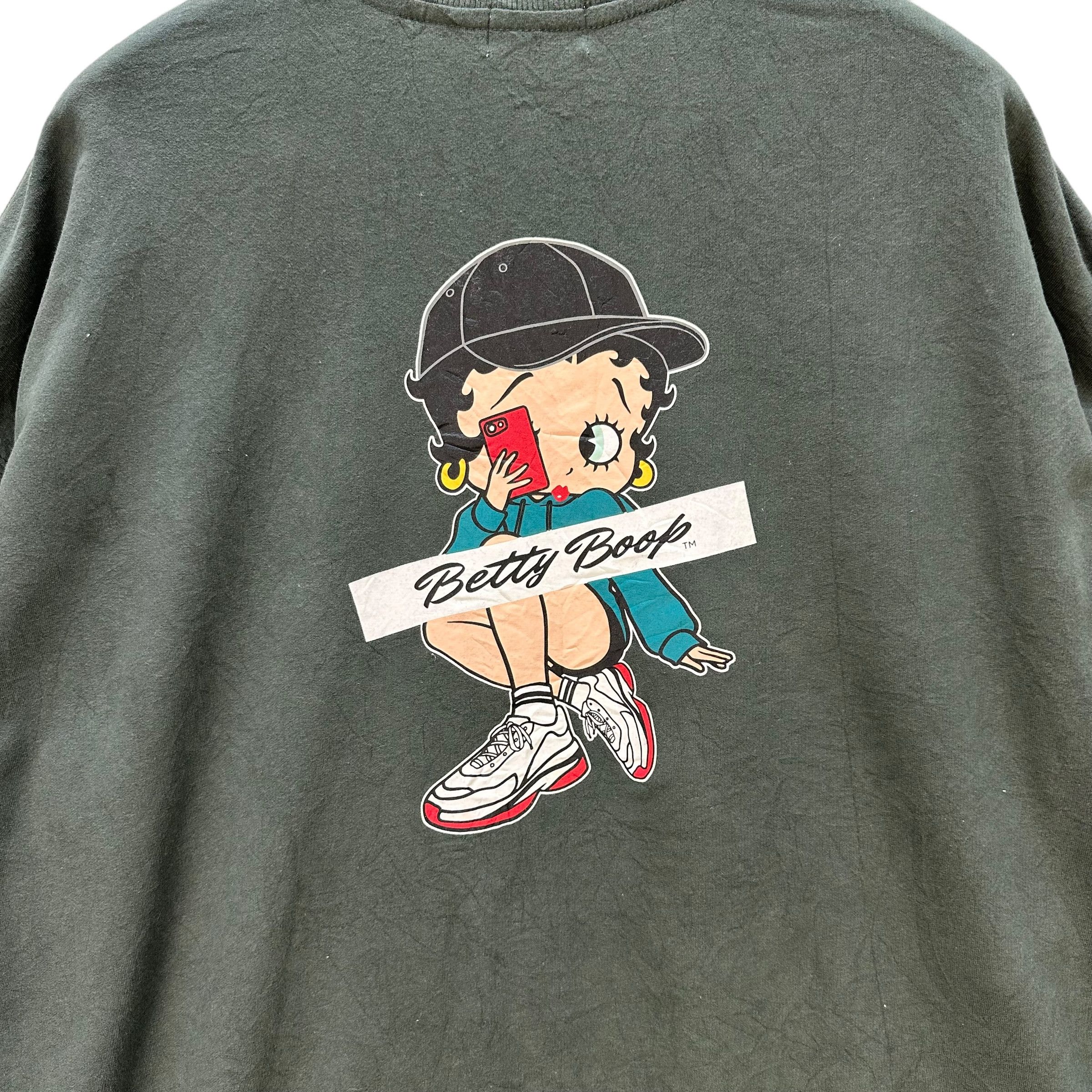 Cartoon Network Betty Boop Graphic Print Sweatshirt #9178-66 Size US M / EU 48-50 / 2 - 2 Thumbnail
