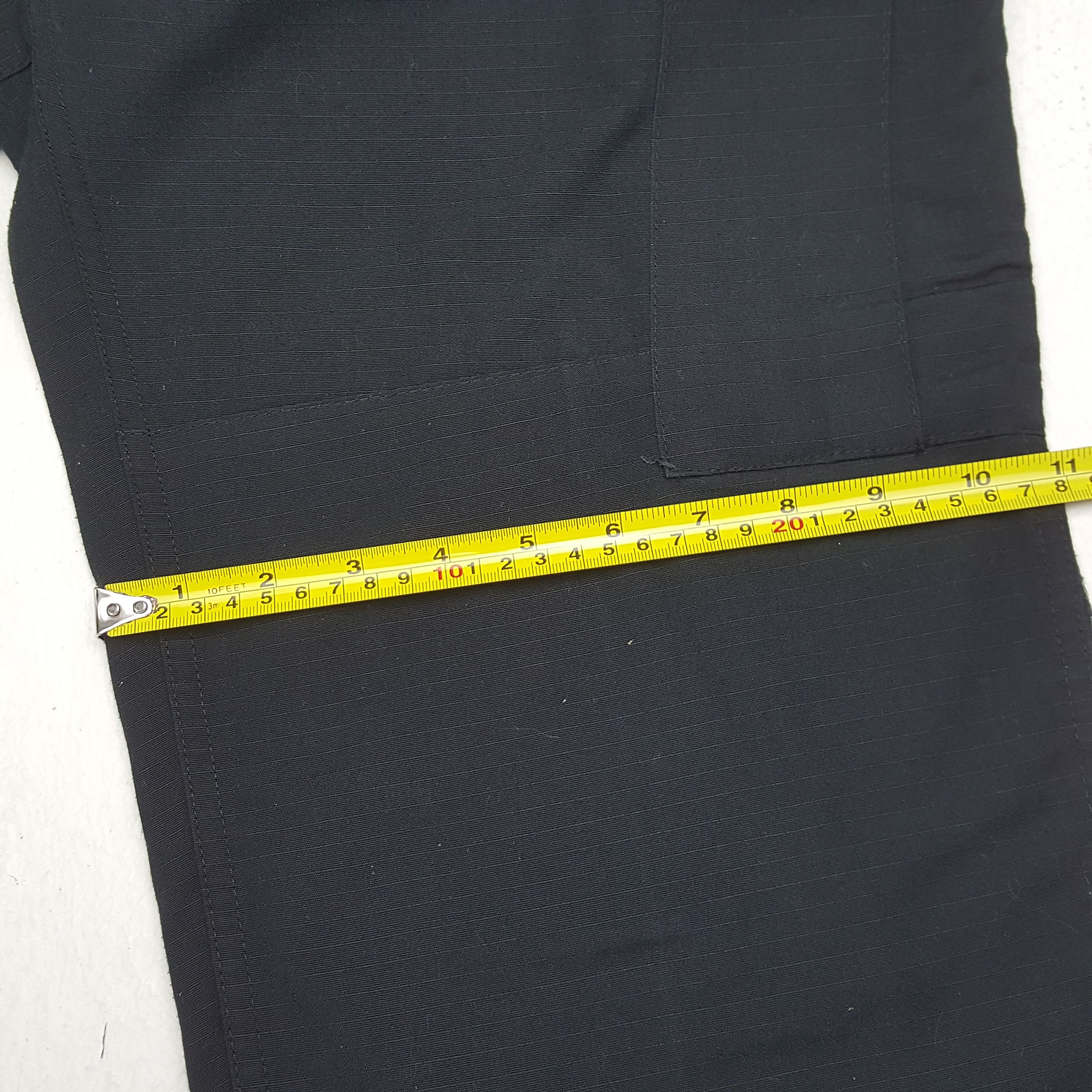 Vintage Black Cargo Style Streetwear Pants RR9 Size US 30 / EU 46 - 10 Thumbnail