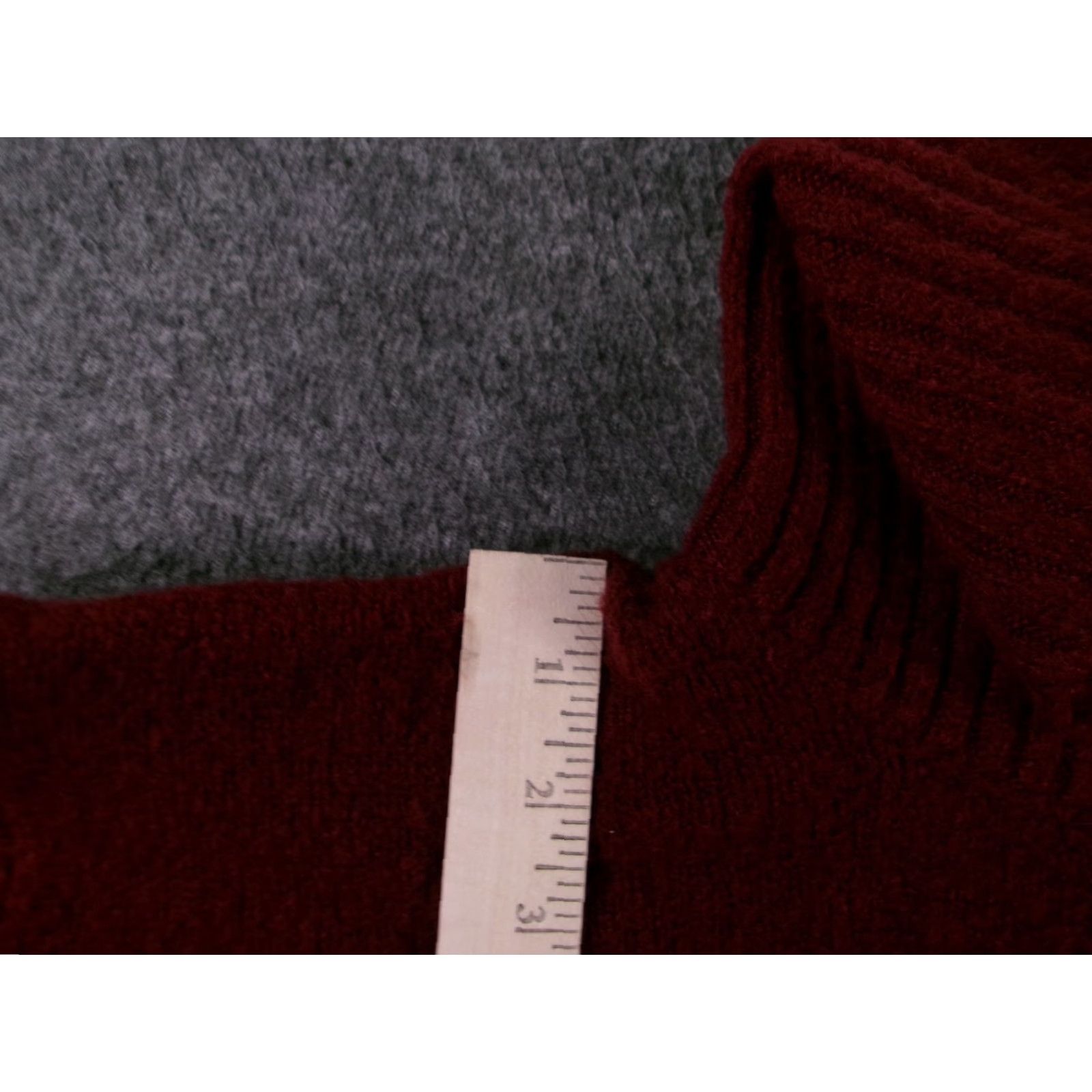 Rachel Zoe Rachel Zoe Sweater Womens L Hooded Turtleneck Ribbed Hem Relaxed Burgundy Cozy Size L / US 10 / IT 46 - 4 Thumbnail