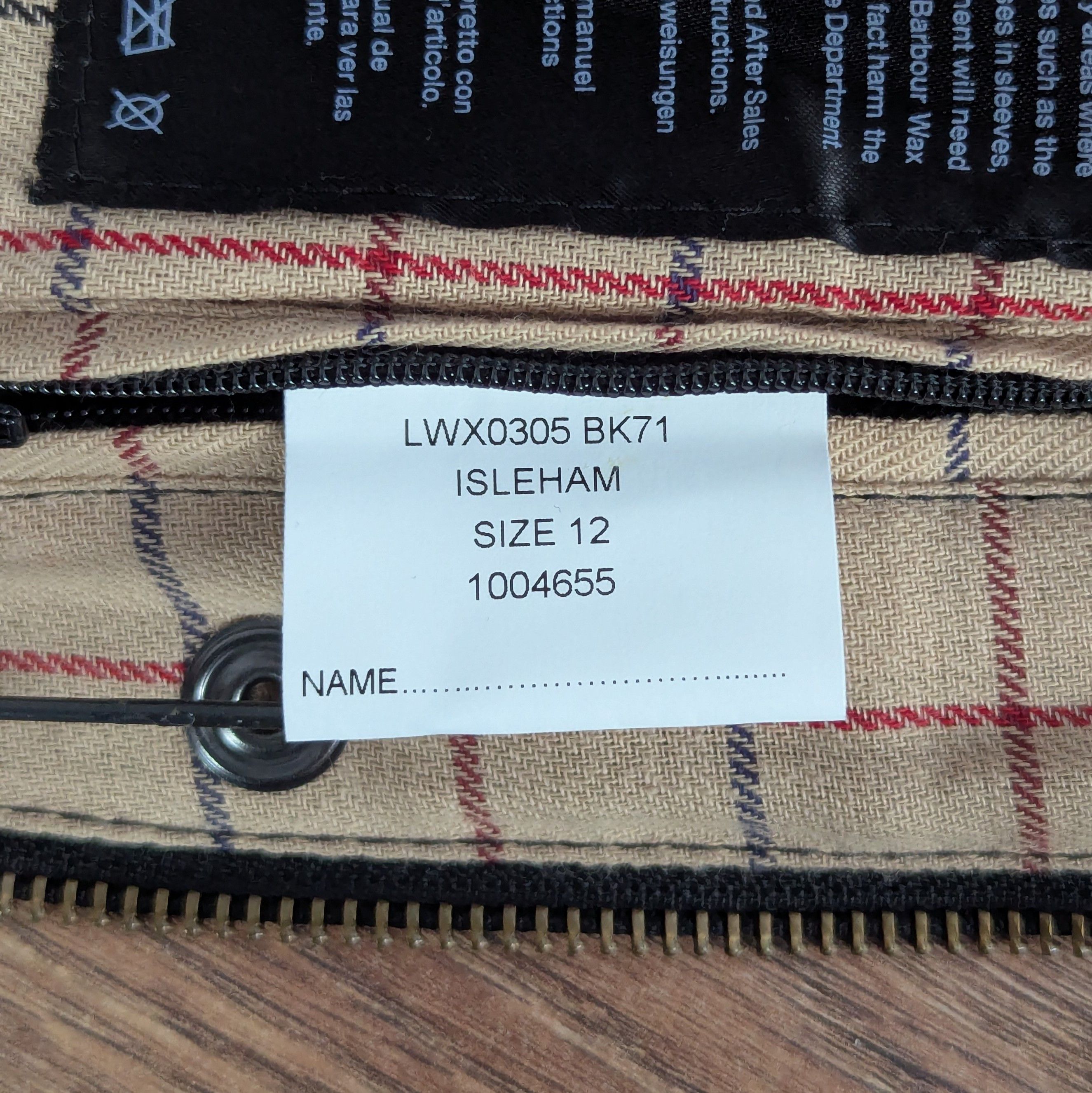 Barbour BARBOUR Isleham Wax Jacket Black British Style Waxed Cotton Size M / US 6-8 / IT 42-44 - 13 Thumbnail