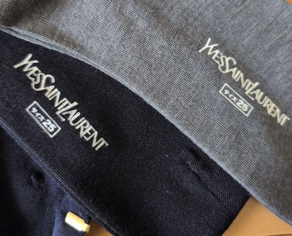 Yves Saint Laurent NWT Lot Of 4 YSL YVES SANT LAURENT Socks Size ONE SIZE - 4 Thumbnail