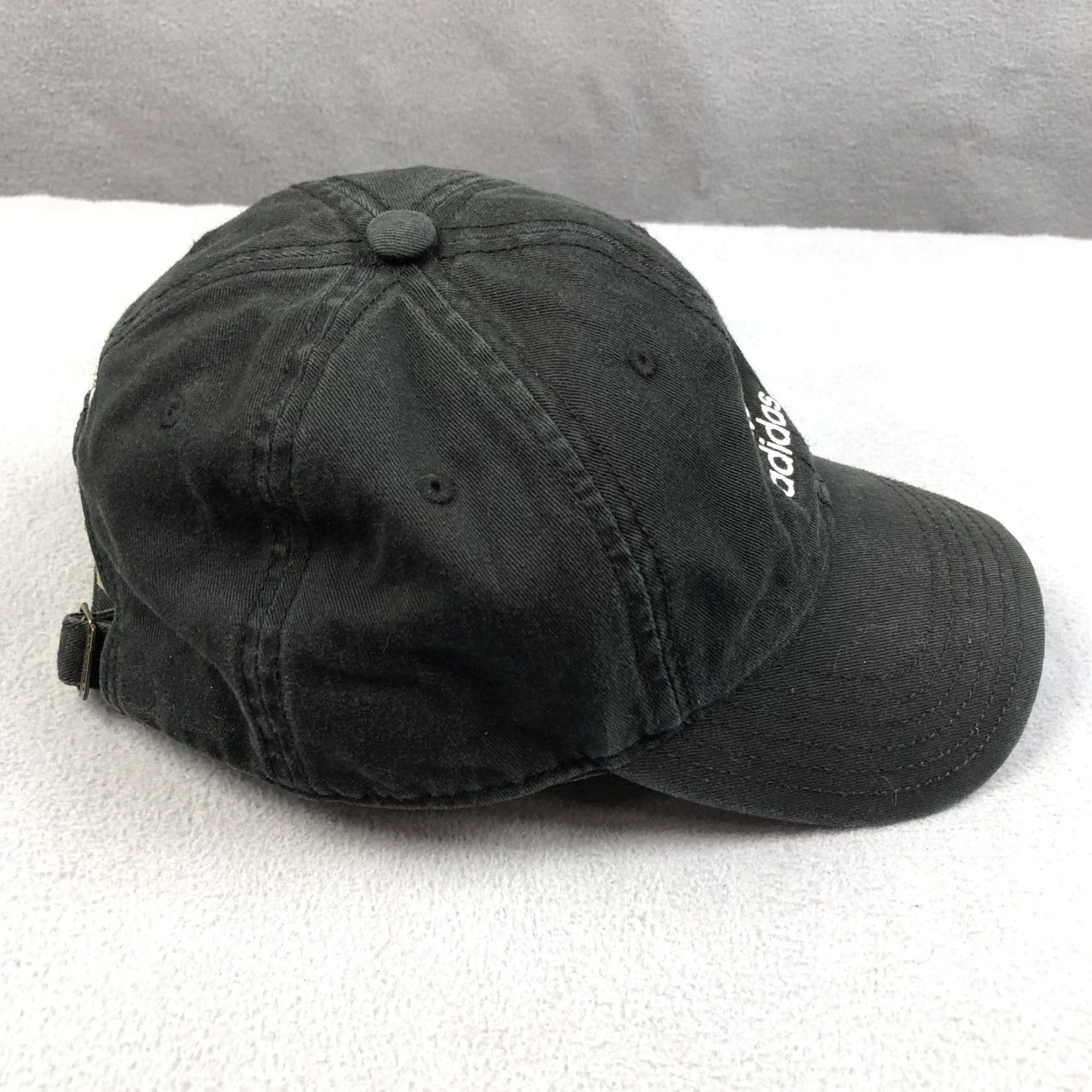 Adidas Adidas Hat Mens Strap Back Black White Trefoil Adjustable One Size Golf Cap Size ONE SIZE - 5 Thumbnail