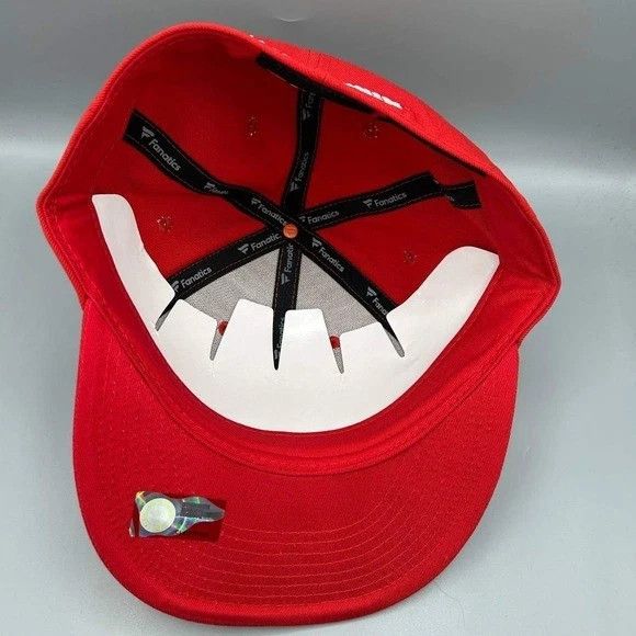 Other Wisconsin Badgers Hat Men 7 3/8 Embroidered Fanatics Fitted Size ONE SIZE - 2 Thumbnail
