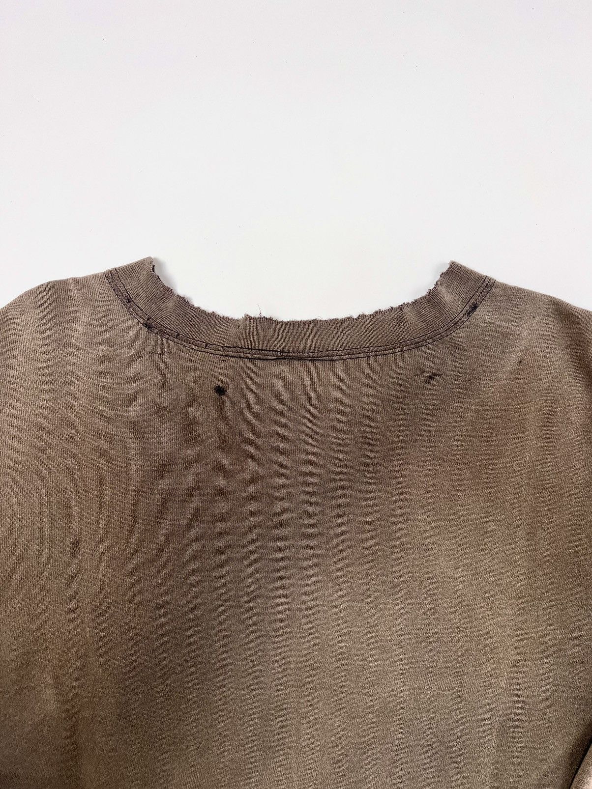 Nike 1990s Nike Bigswoosh Distressed Sweatshirt Destroyed Faded Size US M / EU 48-50 / 2 - 15 Thumbnail