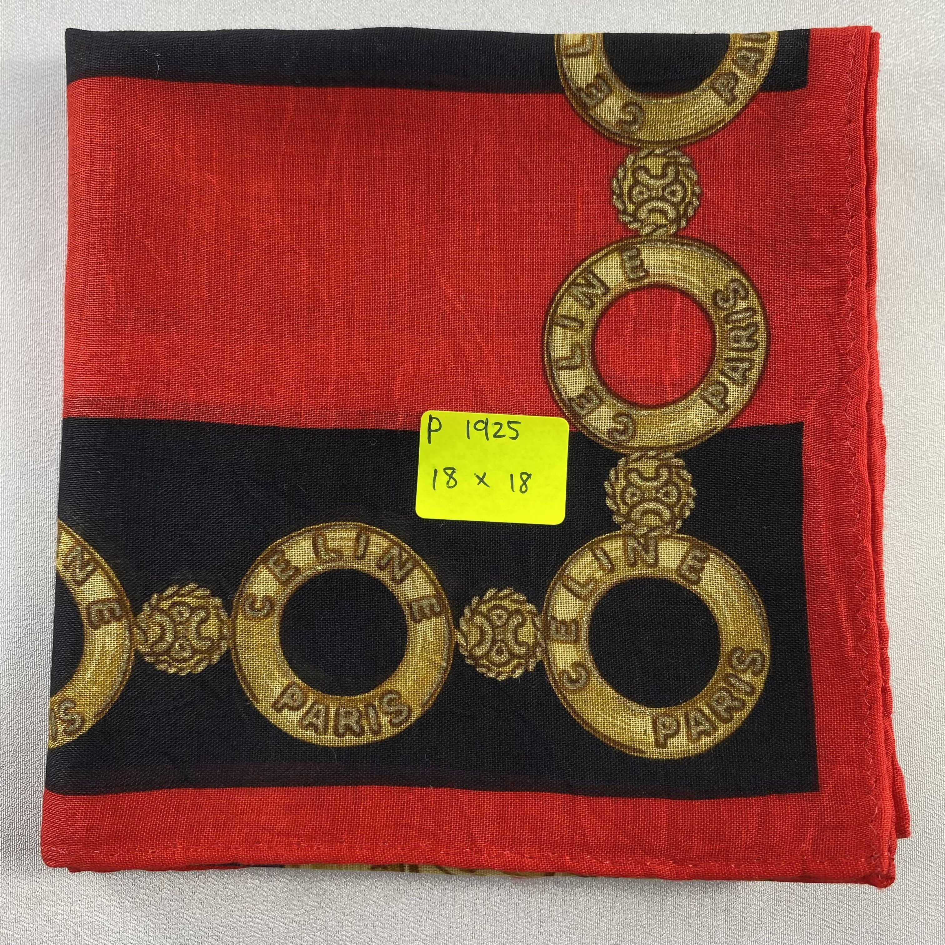 Celine × Vintage Celine Neckerchief / Bandana / Handkerchief-P1925 Size ONE SIZE - 5 Thumbnail