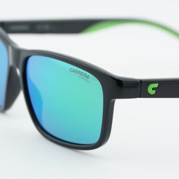 Carrera CARRERA 2047T/S 07ZJ Z9 Sunglasses Black/Green Rectangle Size ONE SIZE - 9 Thumbnail