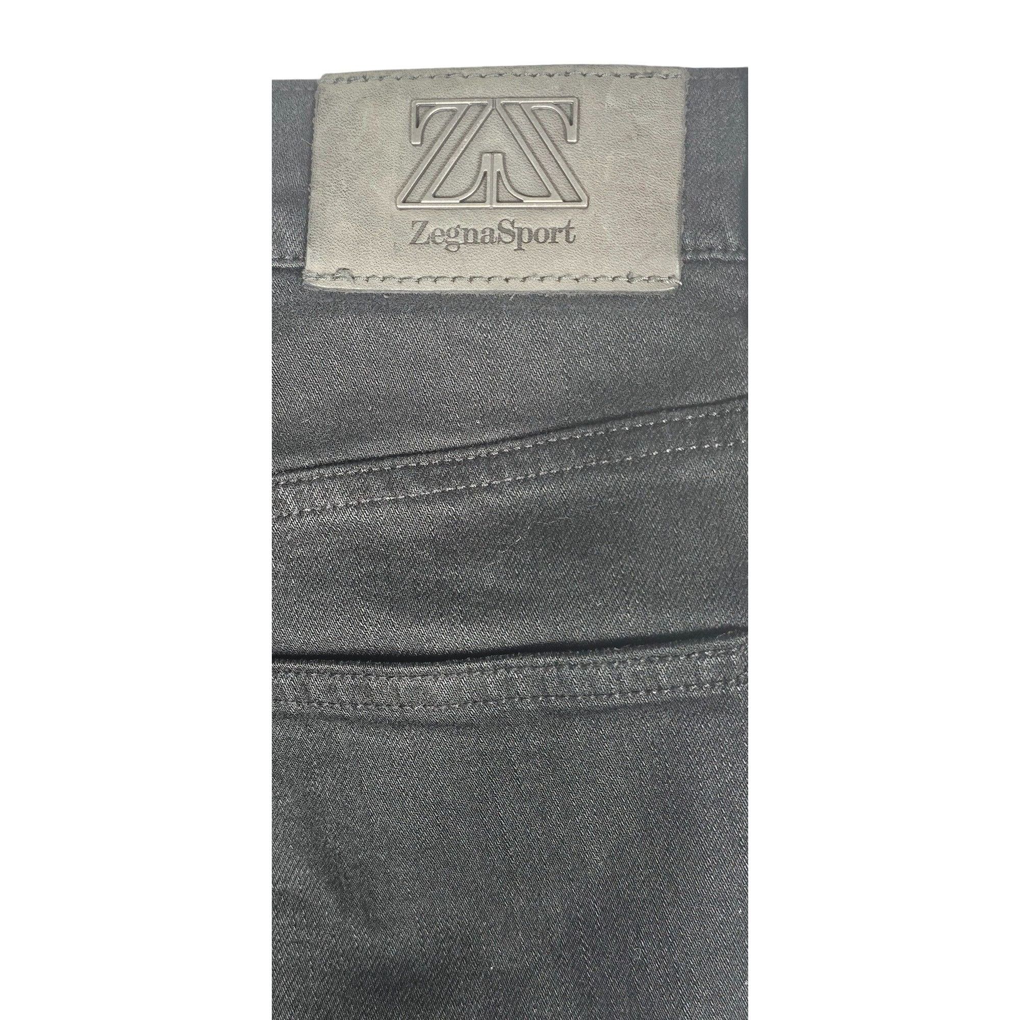Ermenegildo Zegna Zegna Sport 315 Denim Jeans Size 315 Black Straight Fit Size US 36 / EU 52 - 11 Thumbnail