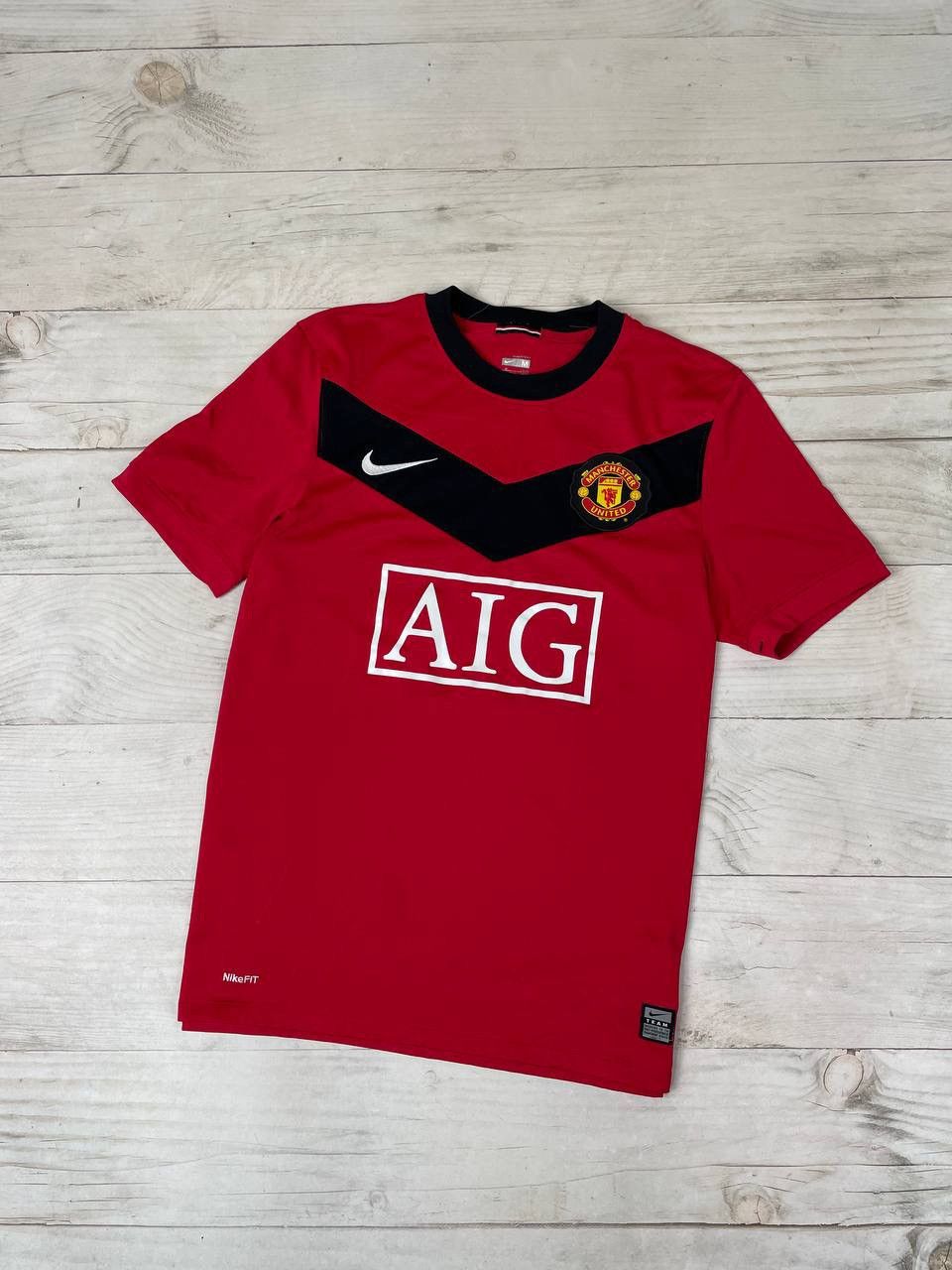 Nike Manchester United 2009 2010 Rooney #10 Home Shirt Jersey Size US M / EU 48-50 / 2 - 2 Thumbnail