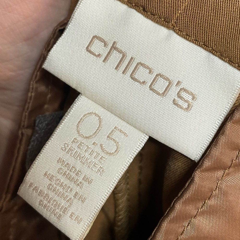 Chicos Chico's Brown Suede Pants Size 0.5 (Small) Size 27" / US 4 / IT 40 - 6 Thumbnail