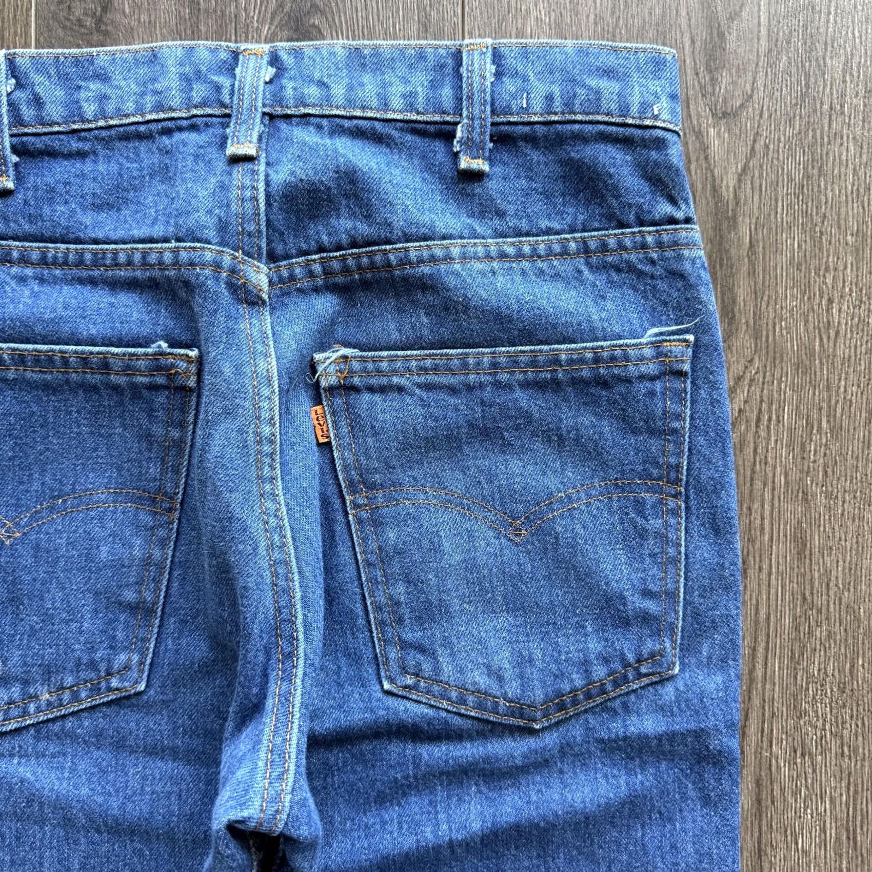 Levi's VINTAGE Levi's 646 Bell Bottom Jeans 30x30 Blue Medium Wash Denim USA Mens Jeans Flared 70s Era Size US 30 / EU 46 - 2 Thumbnail