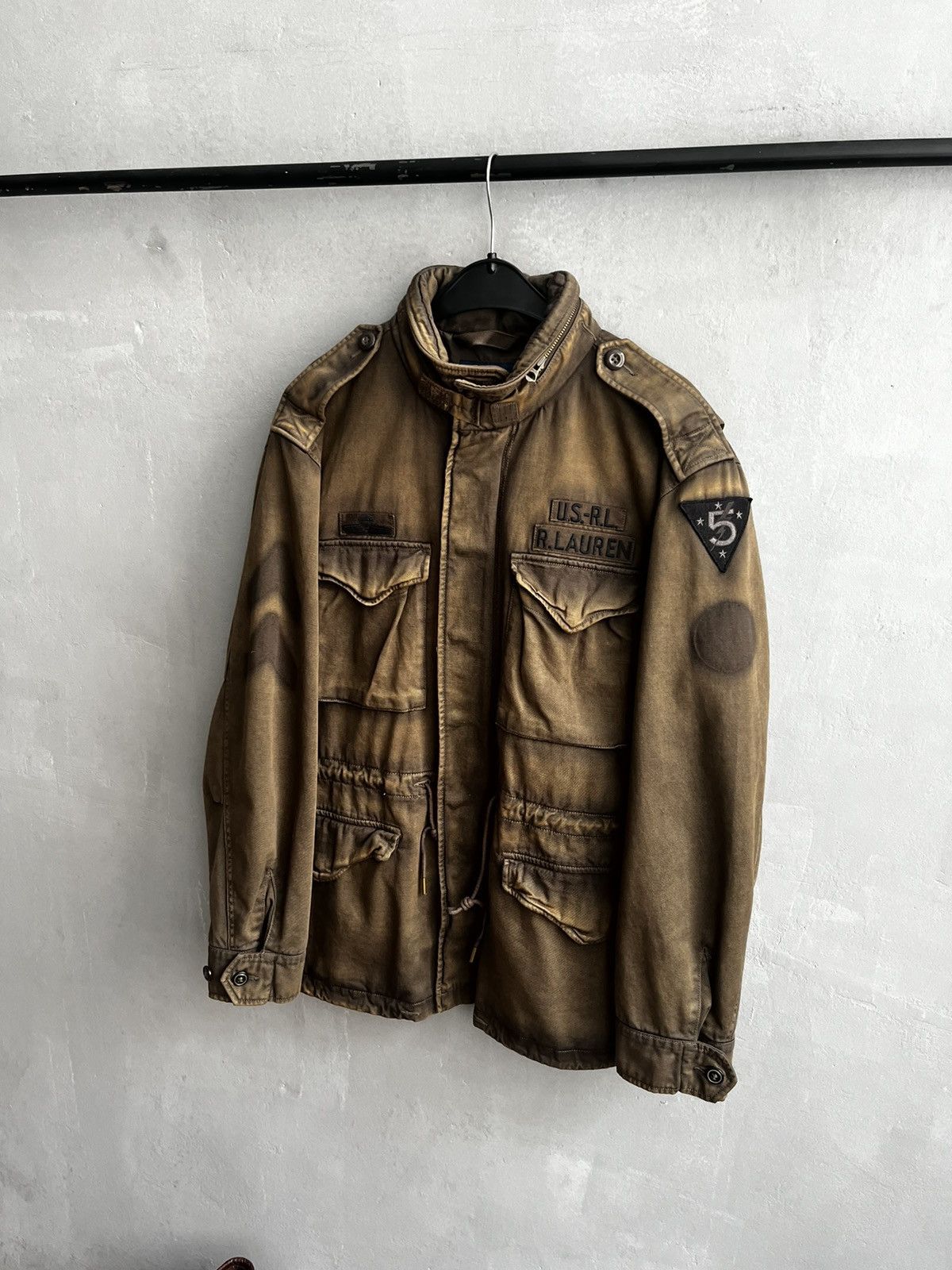 Polo Ralph Lauren × Ralph Lauren Ralph Lauren U S R L military jacket vintage style Size US L / EU 52-54 / 3 - 2 Thumbnail