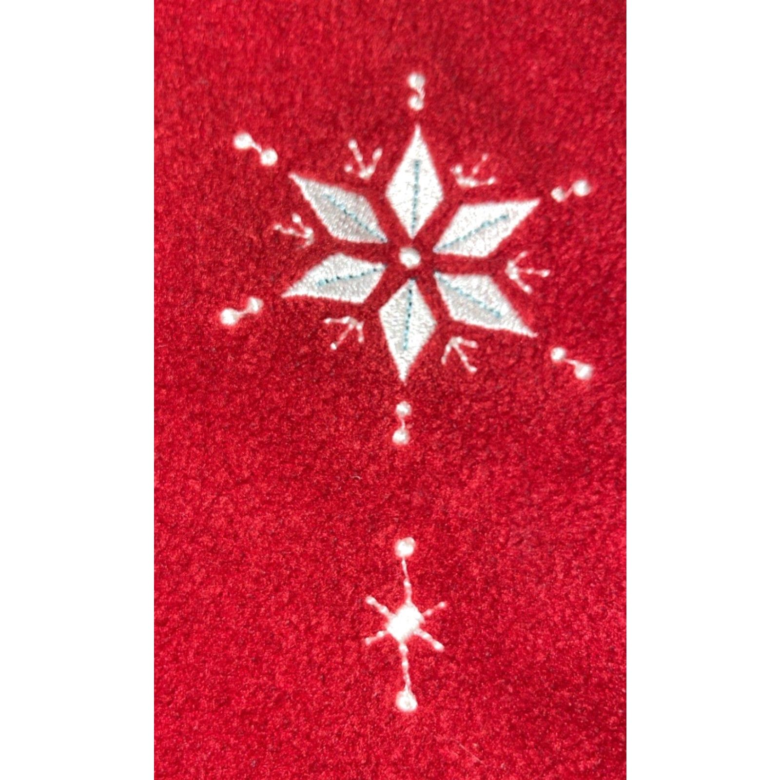 Vintage VINTAGE Northcrest Christmas Women's XL Fleece Pullover 1/4 Zip Red Scotch Terrier Patch Snowflakes Holiday Size XL / US 12-14 / IT 48-50 - 5 Thumbnail