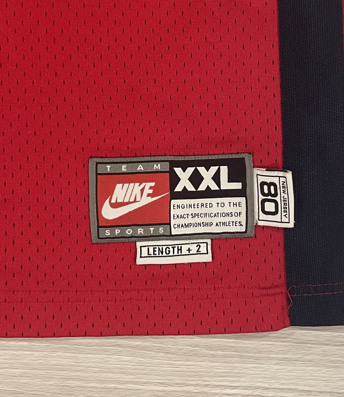 Nike × Vintage Vintage Nike Authentic Jason Kidd #5 Nets Men’s Size 2XL Size US XXL / EU 58 / 5 - 2 Thumbnail