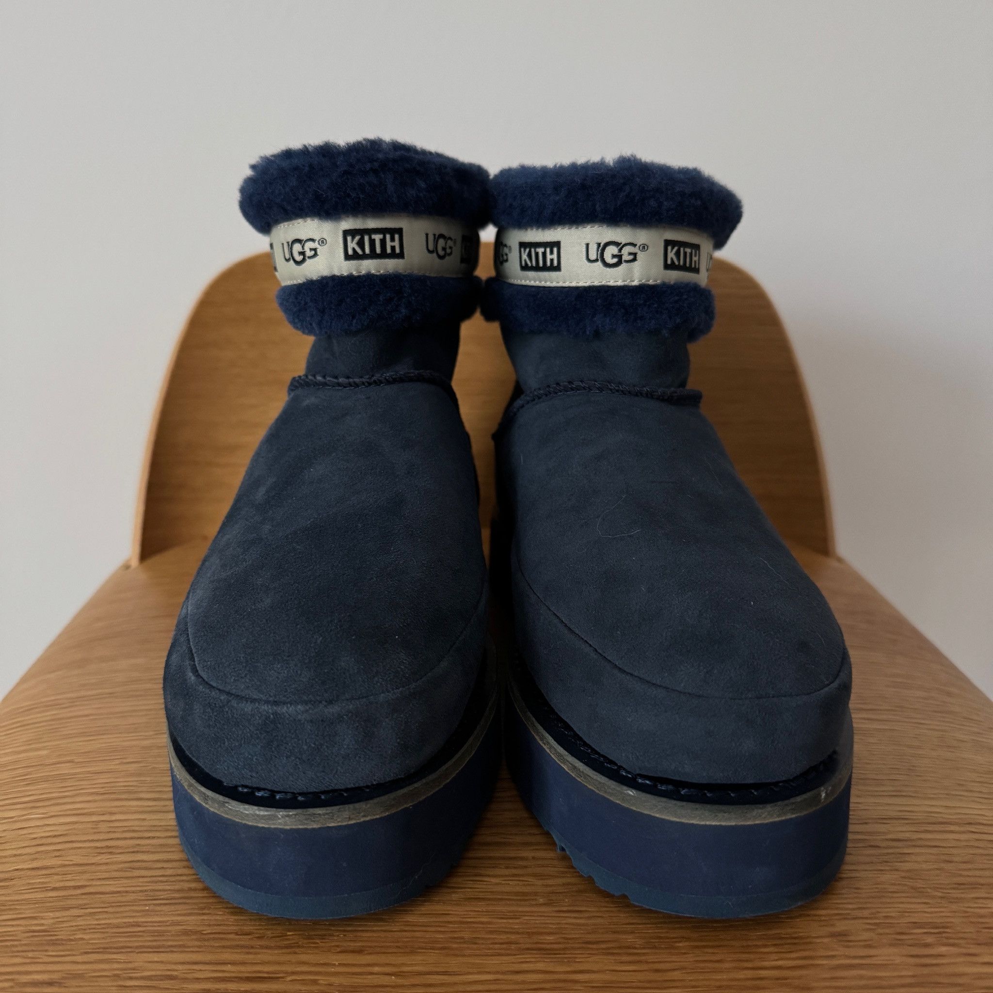 Kith Kith UGG Boots Navy Vibram Sole Rare Size US 6.5 / EU 39-40 - 3 Thumbnail