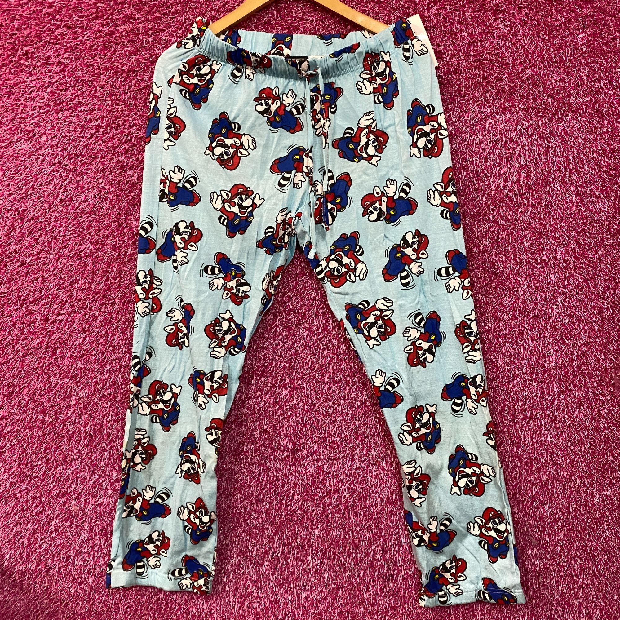 Nintendo Nintendo Super Mario Bros. 3 Tanooki Suit Pajama Lounge Pan Size US 30 / EU 46 - 1 Thumbnail