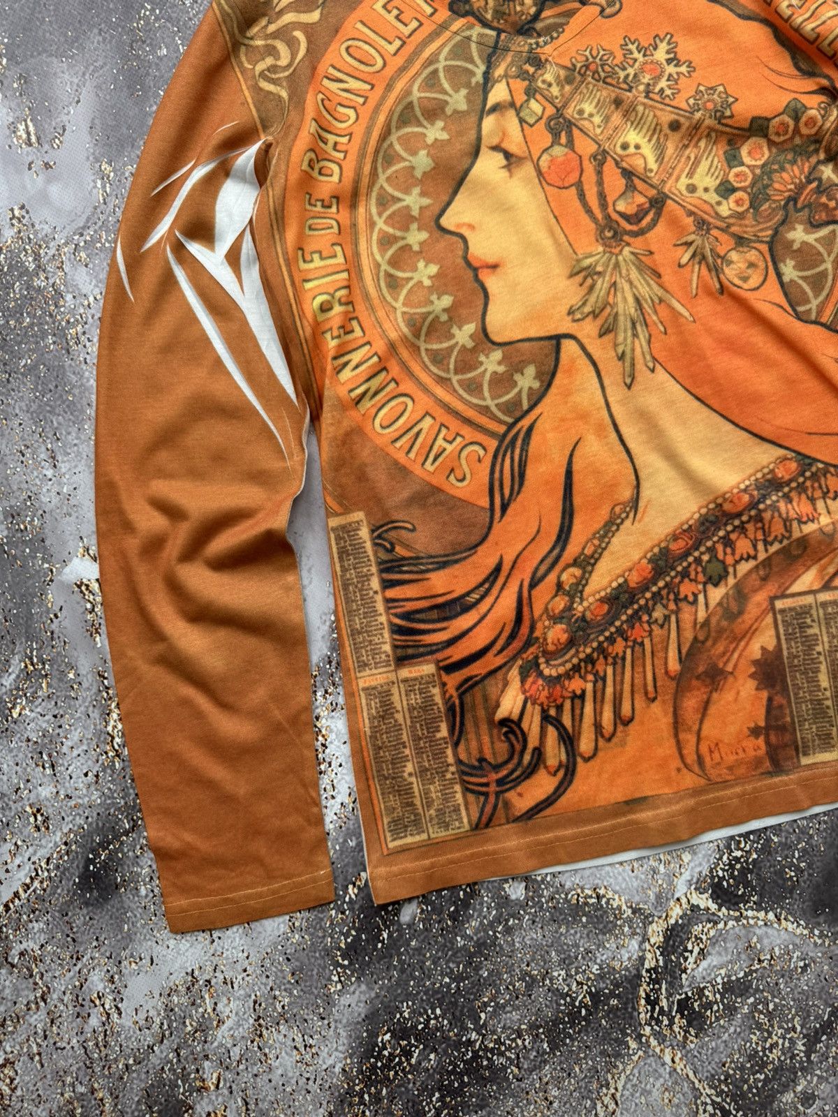 Vintage Vintage Printed Long Sleeve Gaultier Style Size M / US 6-8 / IT 42-44 - 2 Thumbnail