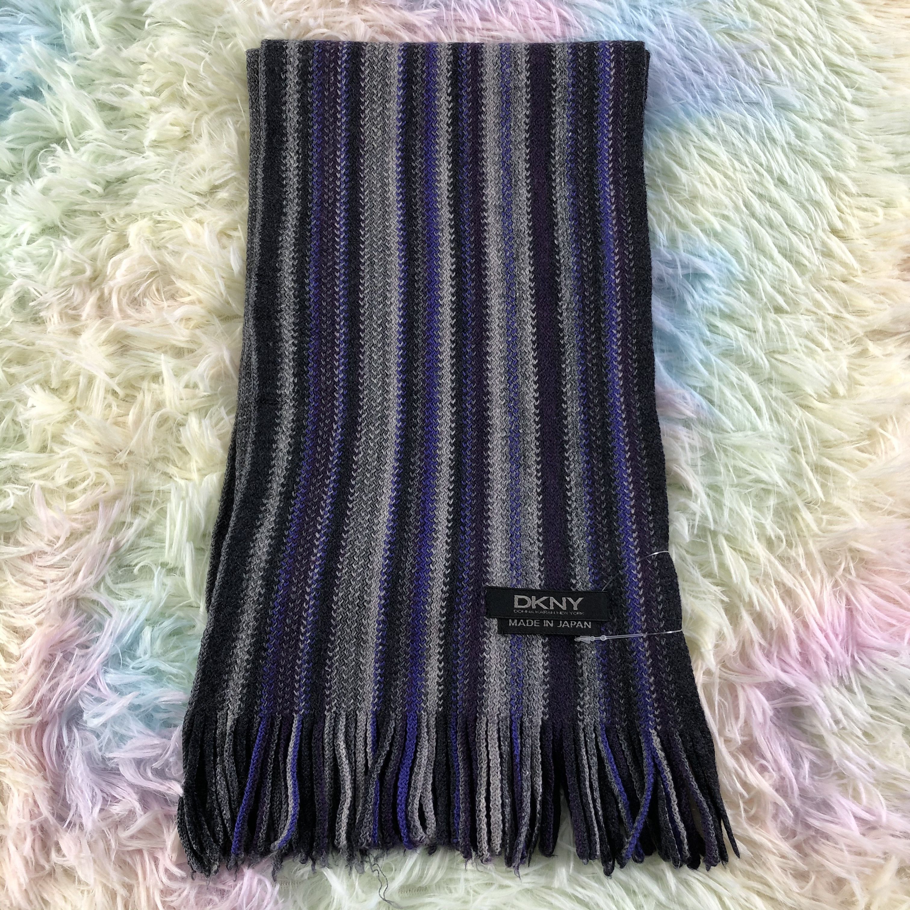 DKNY × Vintage DKNY Scarf / Muffler / Neckwear - KM319 Size ONE SIZE - 2 Thumbnail