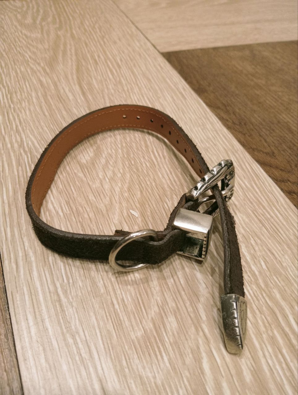 Genuine Leather MAISON BOINET LEATHER DOG COLLAR Size ONE SIZE - 2 Thumbnail